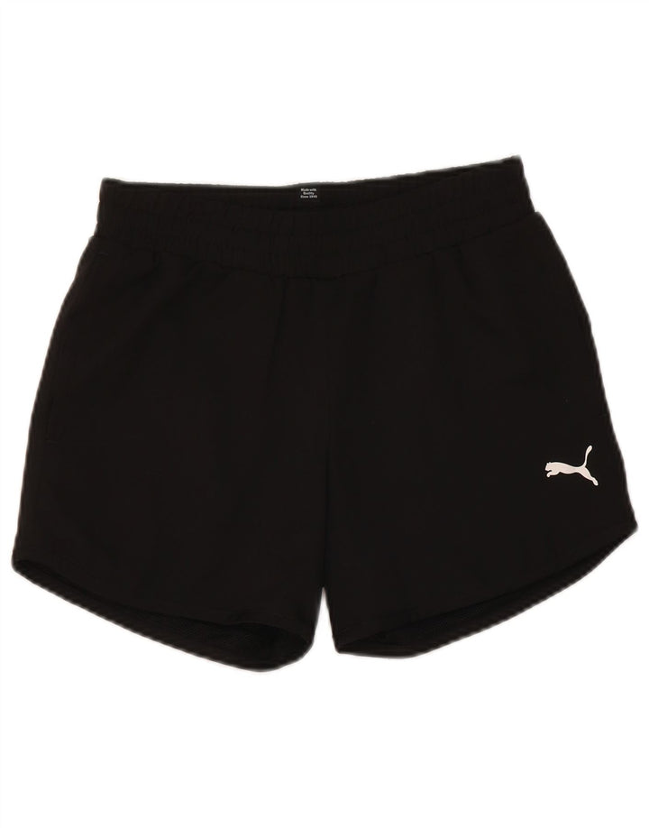 Pantaloni scurti sport Puma fete 13-14 ani poliester negru