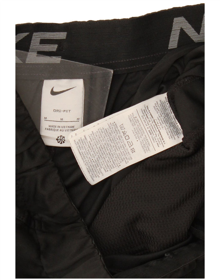 Pantaloni scurți sport Nike Dri Fit pentru bărbați, poliester mediu negru