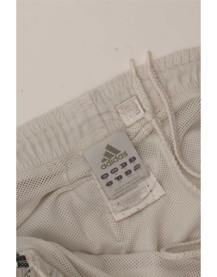 Pantaloni scurți sport Bermuda Adidas pentru bărbați, XL, poliester alb
