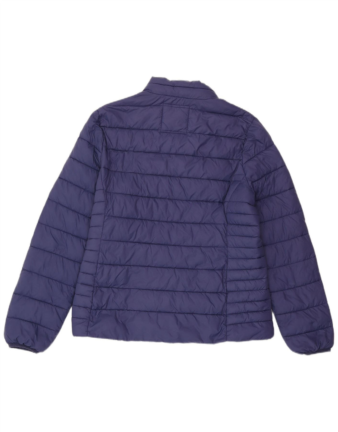 CREW CLOTHING Jachetă căptușită pentru femei Marea Britanie 14 Nailon mare bleumarin