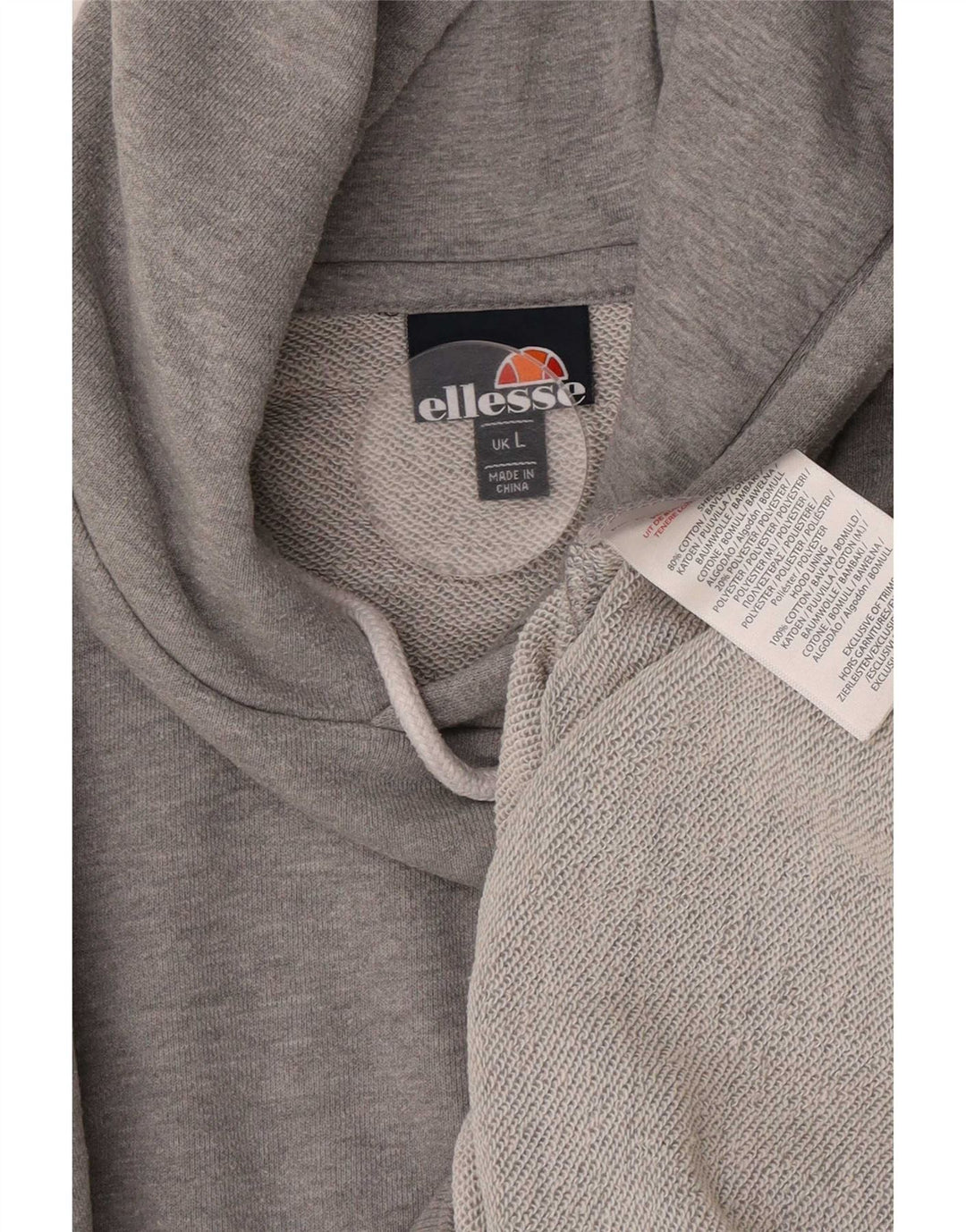 Pulover cu glugă pentru bărbați Ellesse, mare, gri, bumbac