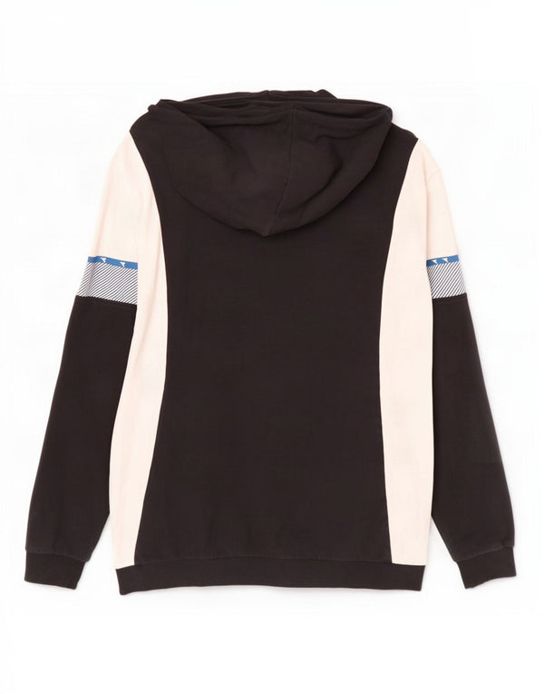 Pulover Diadora Graphic Zip Hoodie pentru bărbați, 2XL, bumbac negru color bloc
