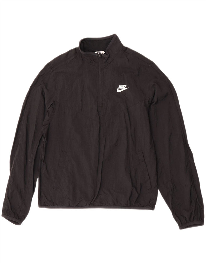 Jachetă de trening cu pulover grafic Nike pentru băieți 13-14 ani, XL, nailon negru