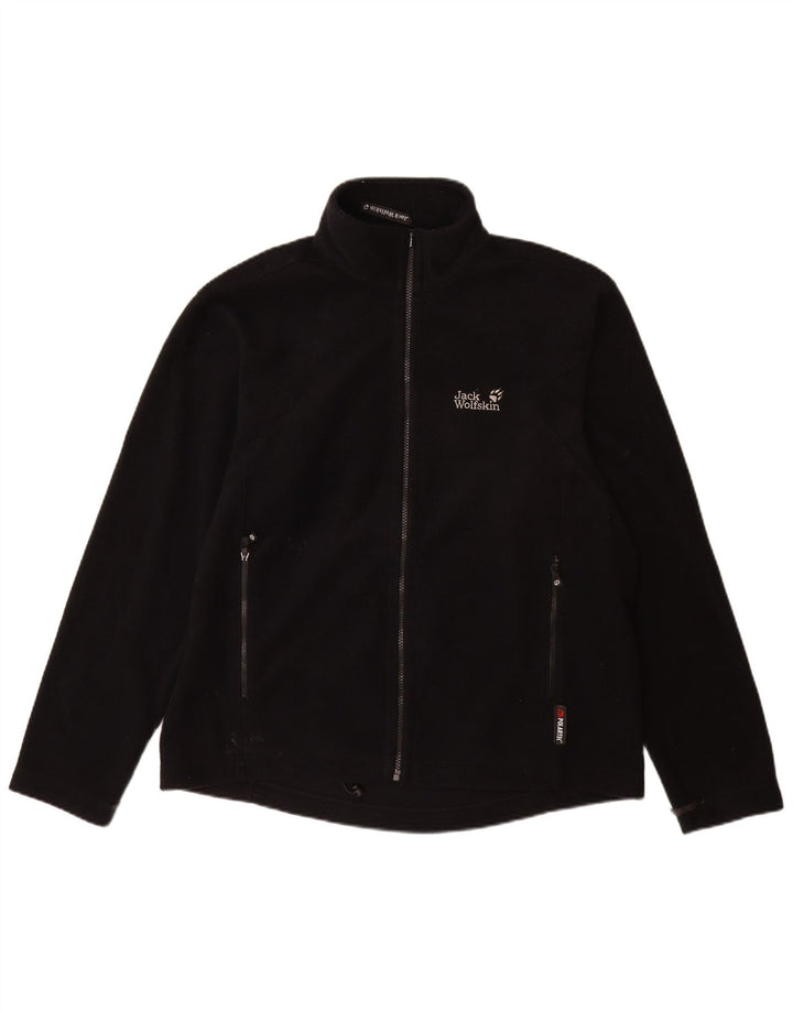 Jack Wolfskin Jachetă pentru bărbați din lână UK 40/42 Poliester negru mare