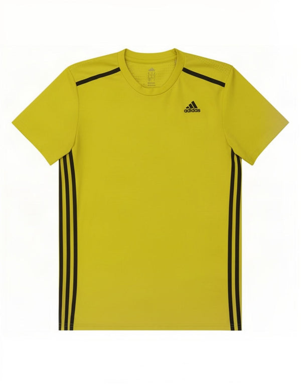 Tricou Adidas Climacool pentru bărbați Top Medium Galben Poliester
