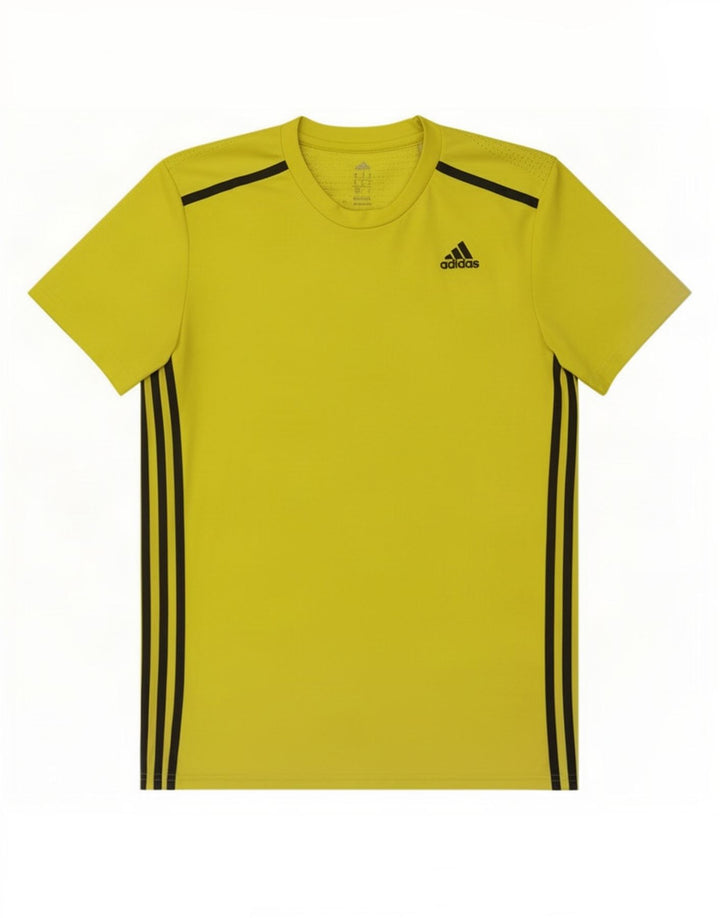 Tricou Adidas Climacool pentru bărbați Top Medium Galben Poliester