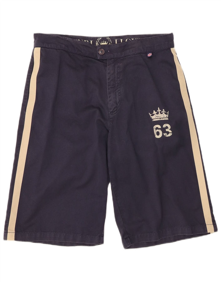 HENRI LLOYD Bermude pentru bărbați IT 46 Small W32 Bleumarin Colorblock
