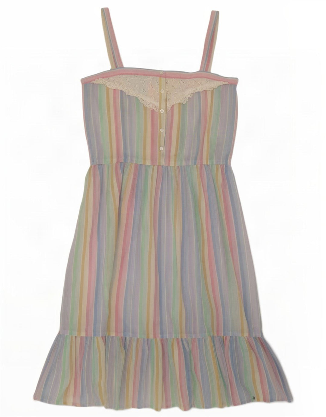 Rochie de soare fără mâneci pentru femei Bellino UK 14, mare, cu dungi multicolore