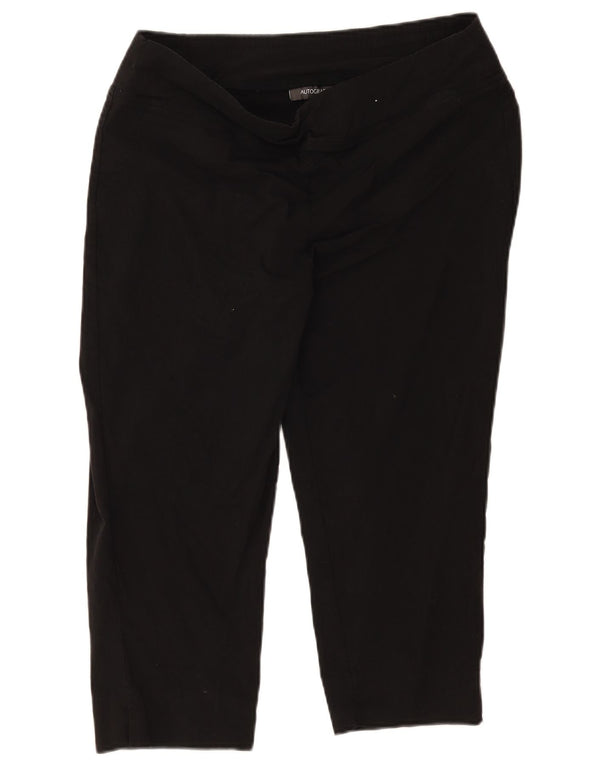 Pantaloni Capri Autograph pentru femei Marks & Spencer UK 18 XL W36 L21 Negru