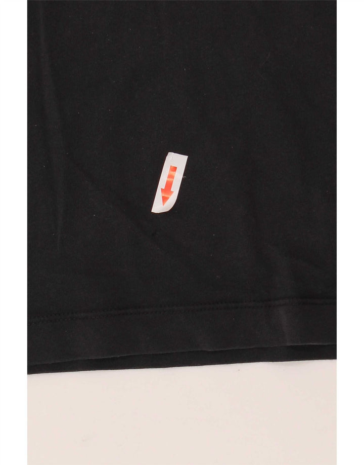 Tricou grafic Jordan pentru bărbați Top mic bumbac negru