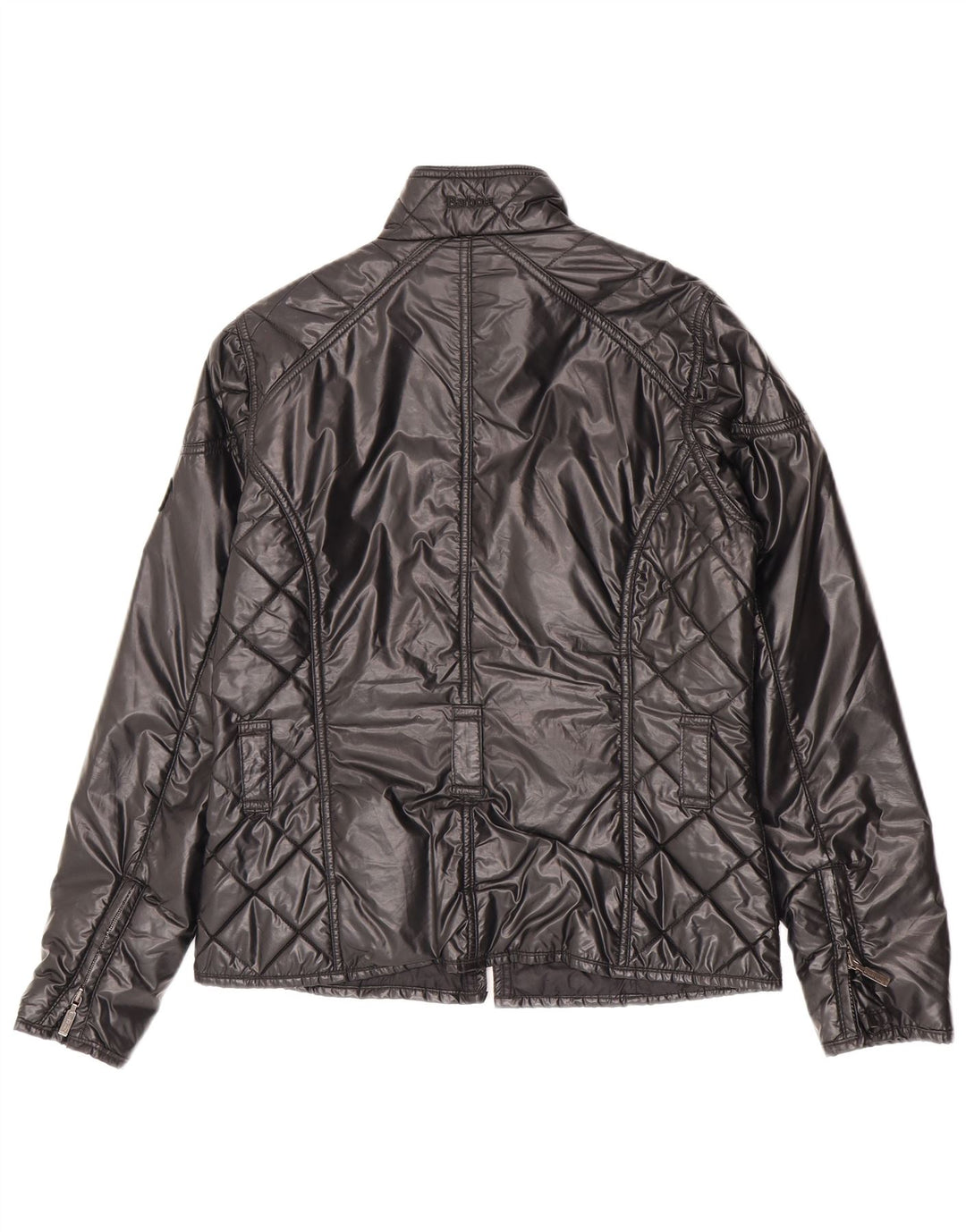 Jachetă utilitare Barbour, matlasată, pentru femei UK 12 Poliester mediu negru