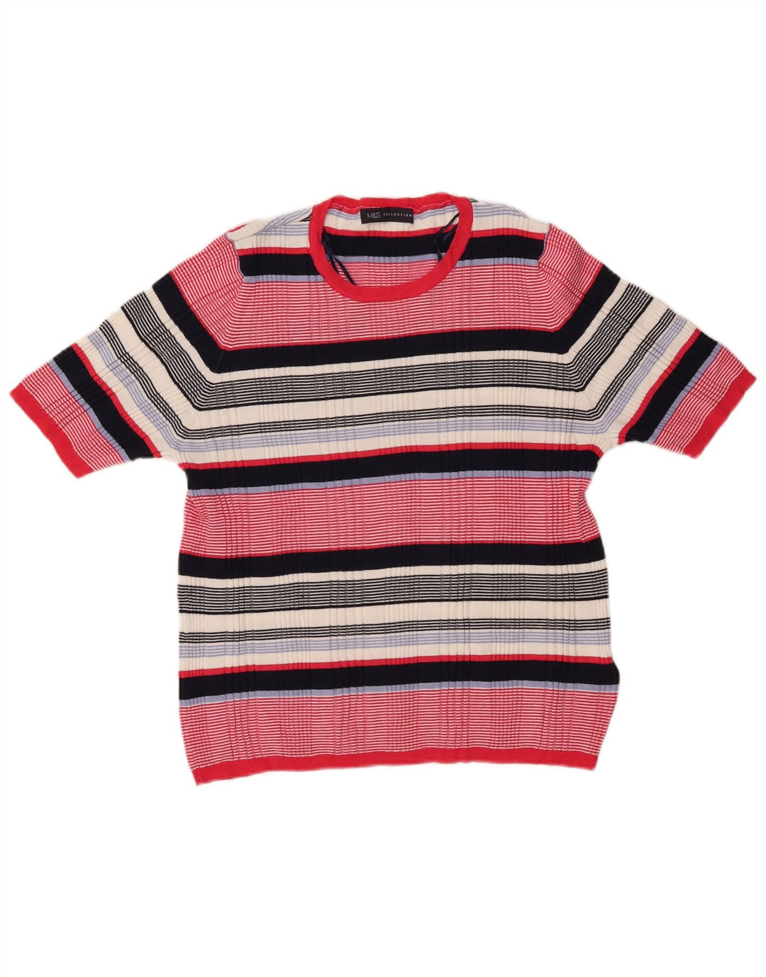 MARKS & SPENCER Pulover pentru femei cu decolteu triplu UK 20 2XL Multicolor