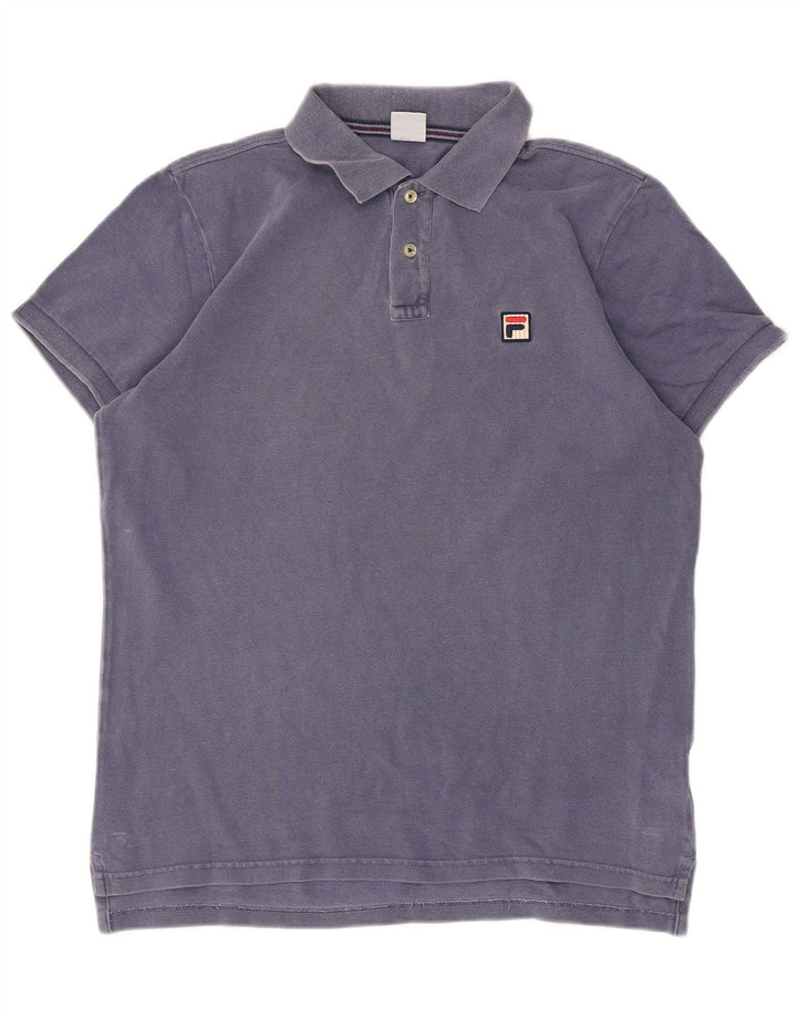 Tricou Polo Fila Bărbați IT 58 Bumbac Albastru Mediu