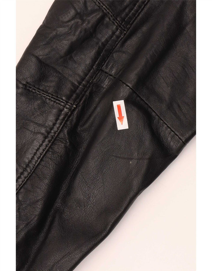 Jachetă Bomber din piele Gipsy pentru bărbați UK 38 Medium Black