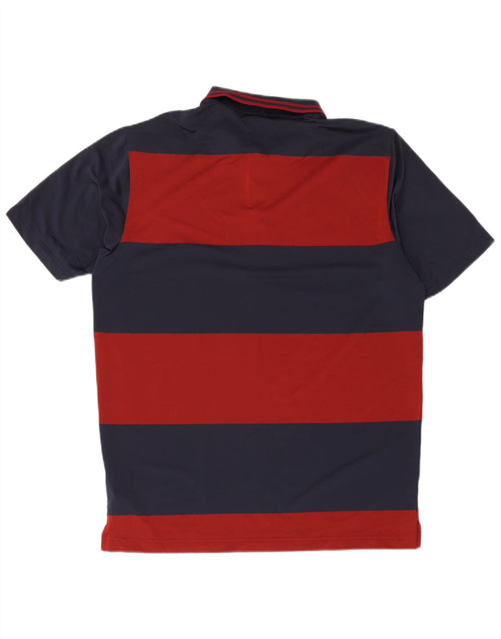 Tricou polo pentru bărbați Puma, mare, albastru, poliester cu dungi