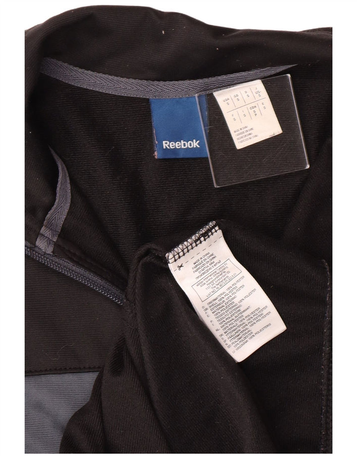 Jachetă de trening pentru bărbați Reebok, negru, poliester color bloc