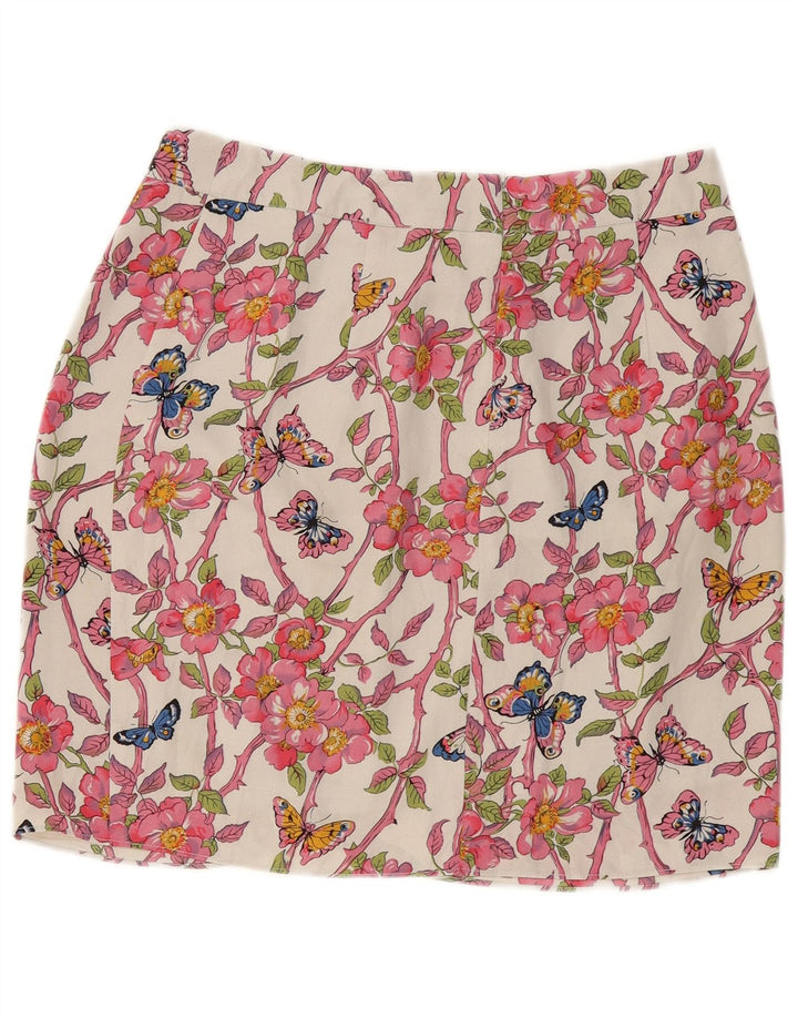 Fusta mini Wrap Oasis pentru femei UK 12 Medium W32 Multicolor Floral