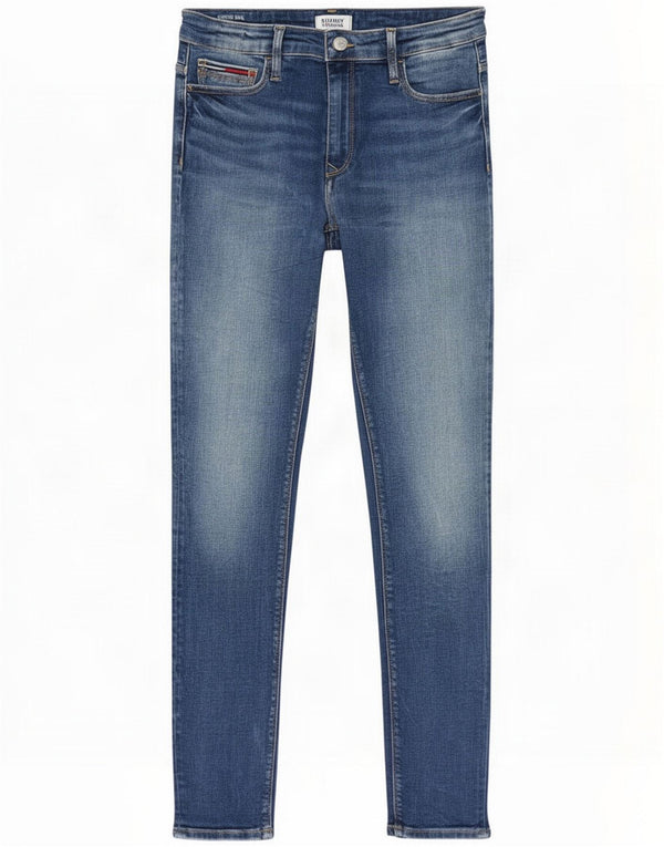 Tommy Hilfiger Womens High Rise Skinny Jeans W30 L30 Blue Cotton