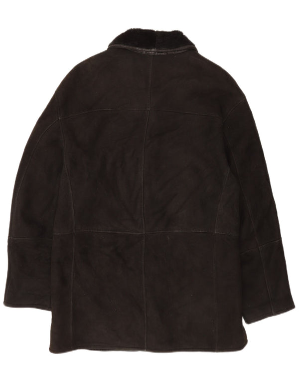 Jachetă din shearling Gimo's pentru bărbați UK 40 Large Black