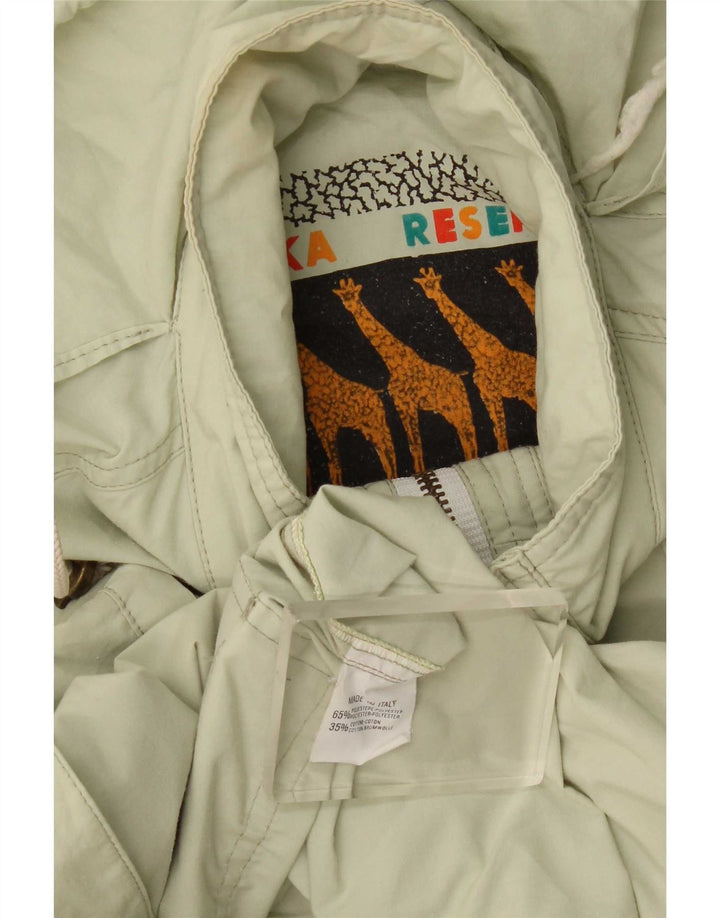 Bomber Vintage pentru bărbați cu glugă UK 42 XL Poliester verde