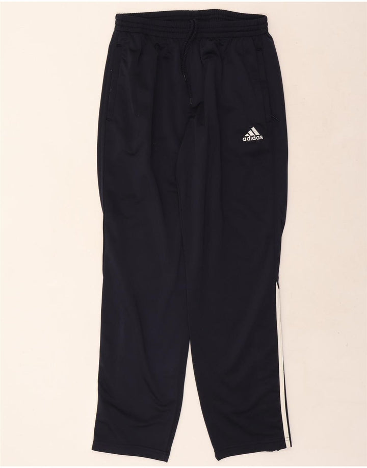 Pantaloni de trening Adidas pentru bărbați Marea Britanie 40/42 Poliester mediu albastru bleumarin
