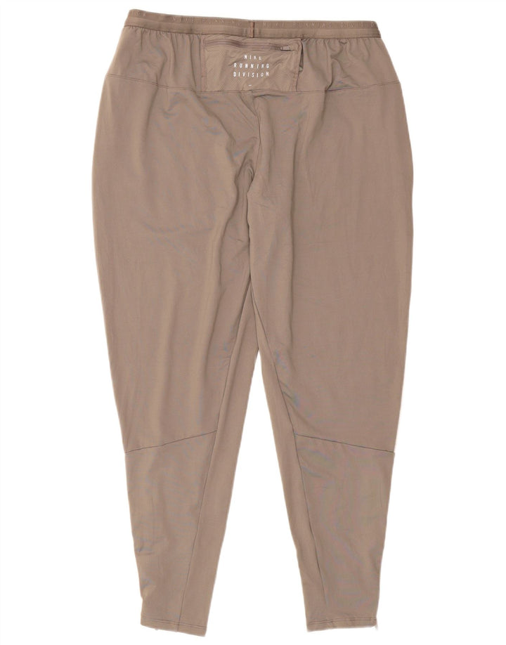 Pantaloni de trening Nike Therma-Fit pentru bărbați, mari, gri, poliester cu pături