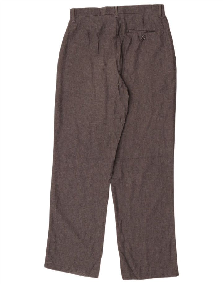 Pantaloni chino drepți pentru băieți Chaps 15-16 ani L28 L30 Gri Poliester