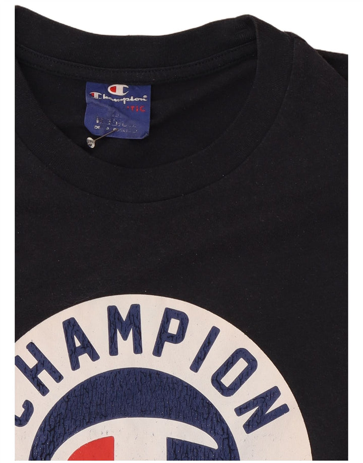 Tricou grafic pentru bărbați Champion Top Mediu Bleumarin