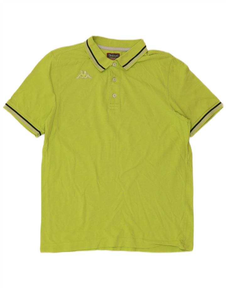 Tricou polo pentru bărbați KAPPA, verde mediu