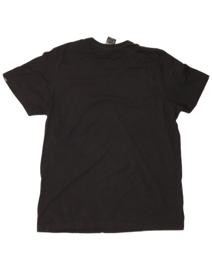 Tricou grafic Adidas pentru bărbați Top mediu negru bumbac