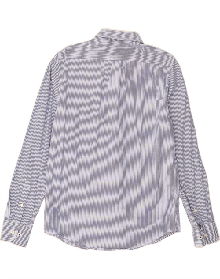 LEE Mens Regular Fit Shirt Medium Blue Pinstripe Cotton Vintage Lee and Second-Hand Lee from Messina Hembry 
