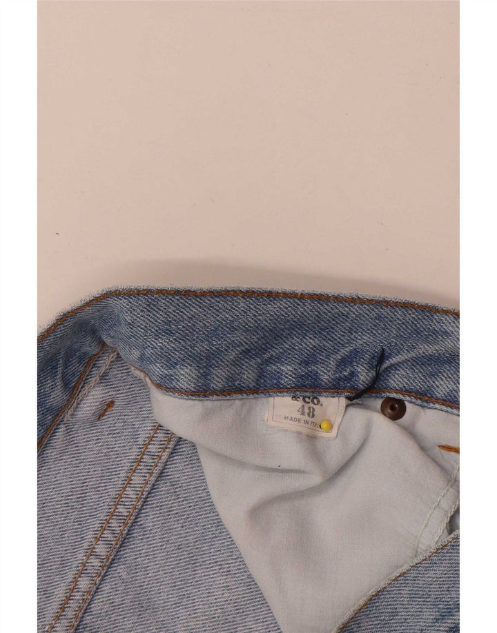 Blugi conici pentru bărbați Casucci IT 48 Medium W30 L31 Bumbac albastru