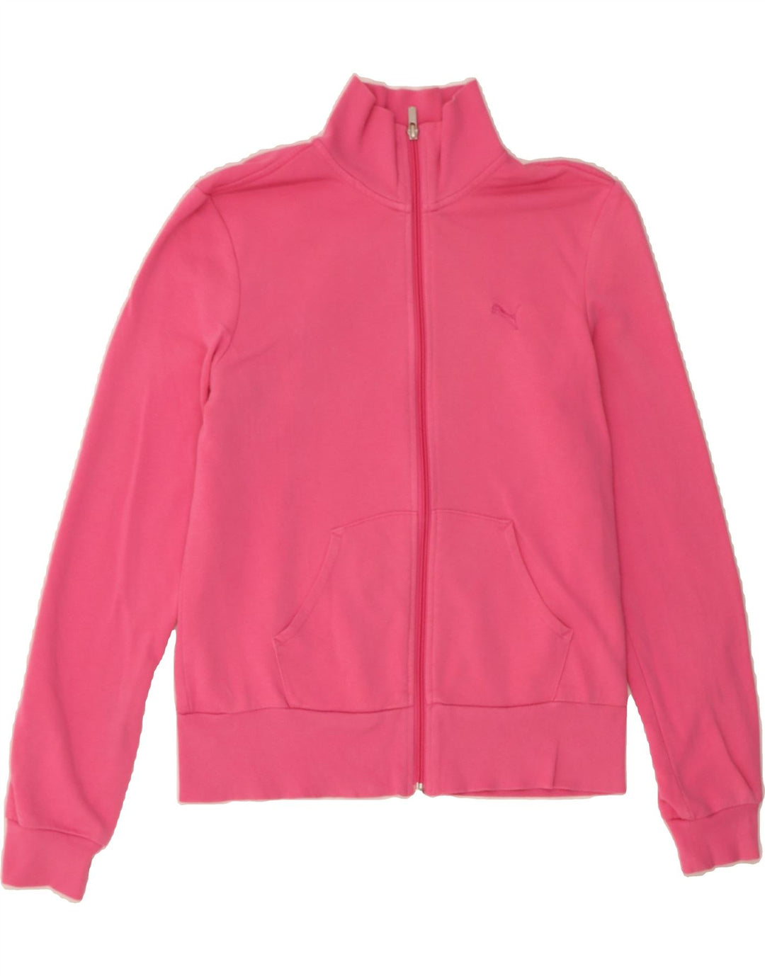 PUMA Womens Tracksuit Top Jacket UK 14 Medium Pink Vintage Puma and Second-Hand Puma from Messina Hembry 