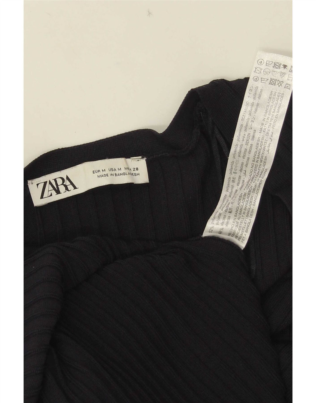Rochie Maxi pentru Damă Zara UK 12 Medium Bleumarin Poliamidă