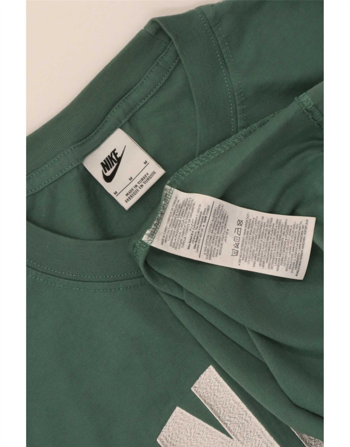 Tricou grafic Nike pentru bărbați Top, verde mediu, bumbac color bloc