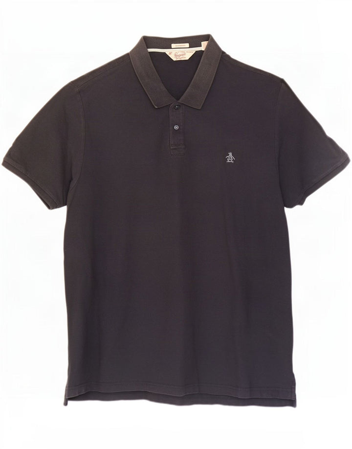Cămașă polo pentru bărbați Penguin Classic Fit 2XL Bleumarin