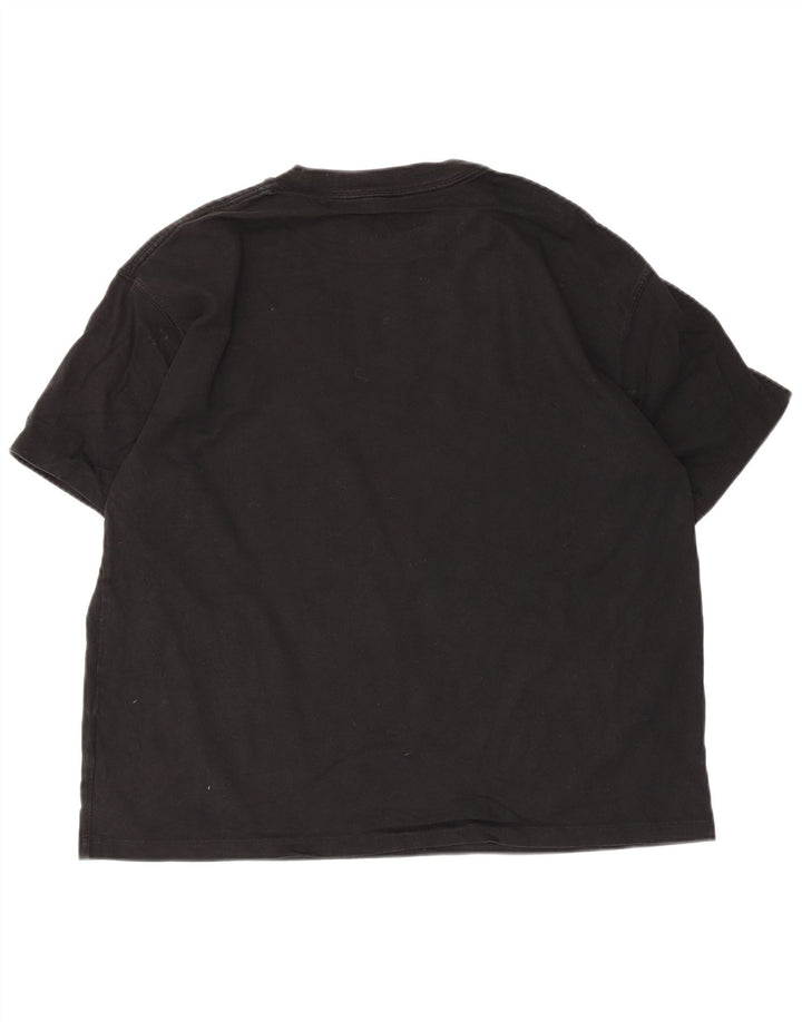 Tricou Jordan pentru bărbați, cu croiala lejeră Top mare, negru