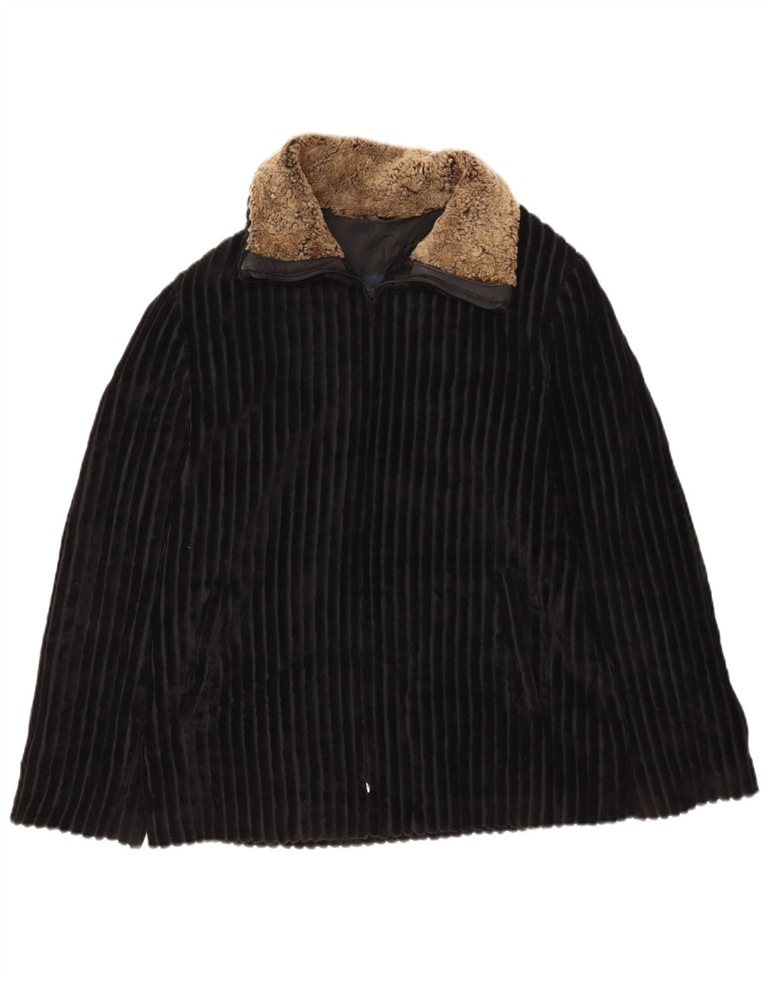 Jachetă din velur pentru femei Mabrun IT 44 Medium Black Colorblock