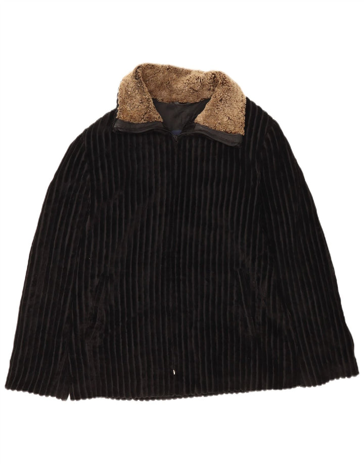 Jachetă din velur pentru femei Mabrun IT 44 Medium Black Colorblock