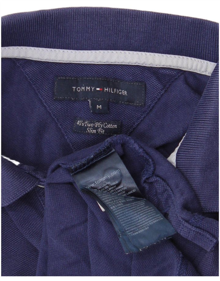 Cămașă polo Tommy Hilfiger pentru bărbați, slim fit, bleumarin mediu