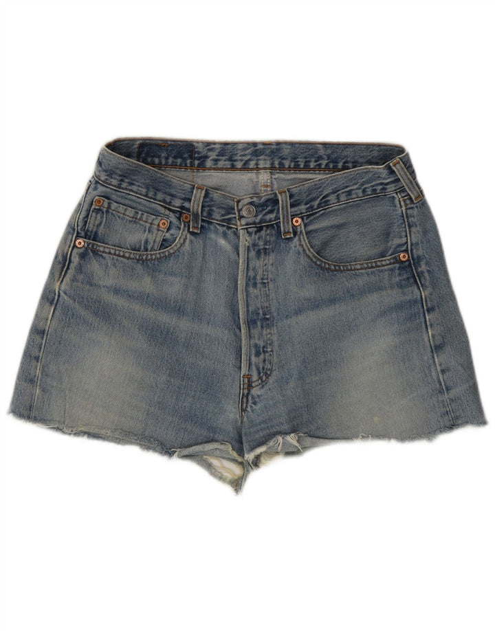 Pantaloni caldi din denim cu talie înaltă Levi's 501, W31, albastru mediu