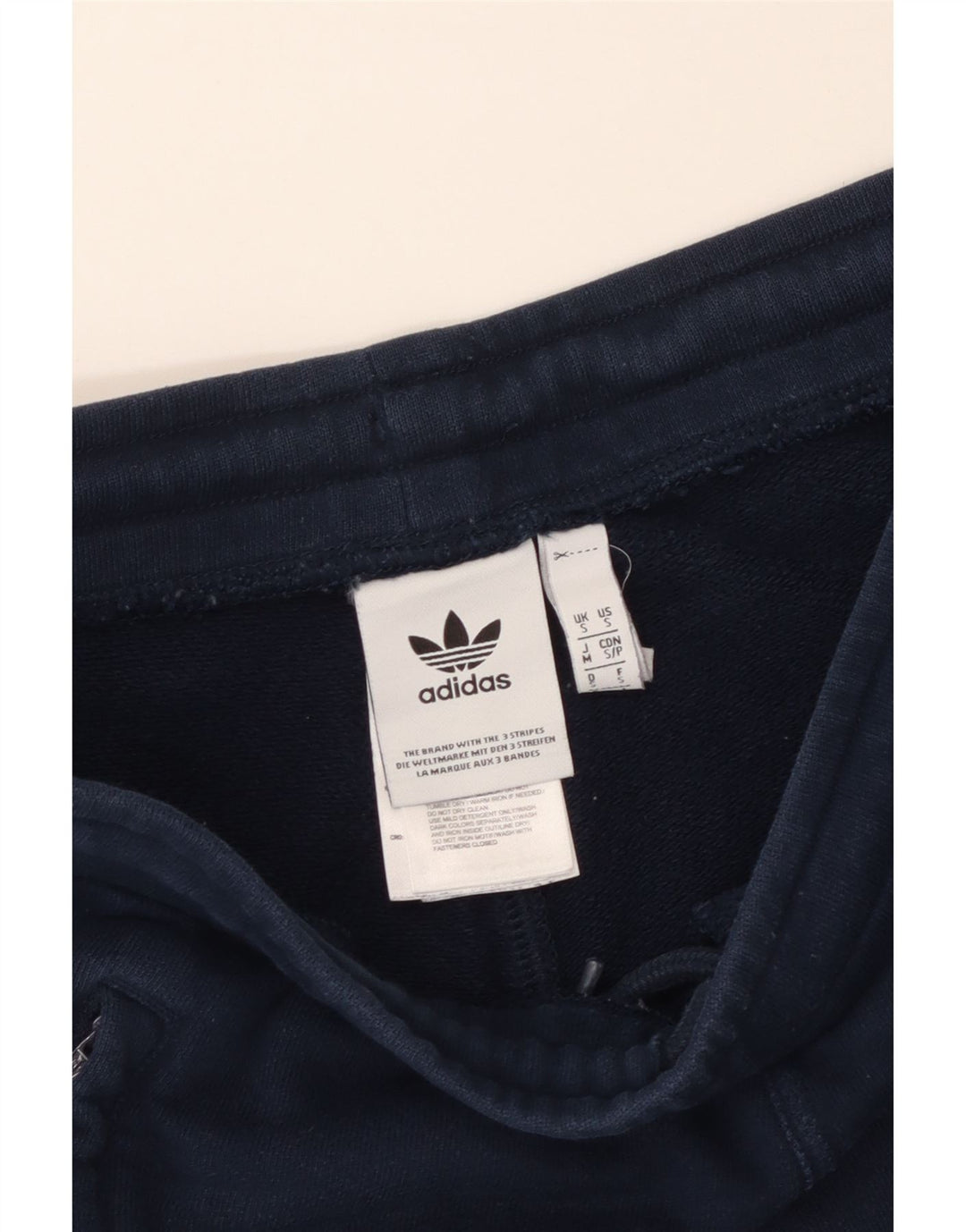 Pantaloni scurți sport pentru bărbați Adidas, mici, albastru, bumbac