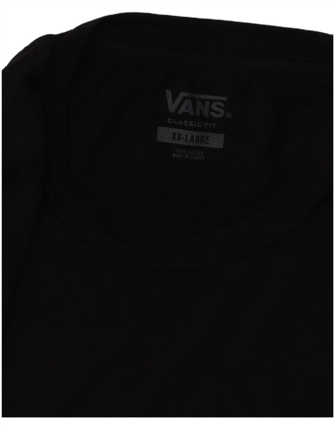 Tricou grafic VANS Classic Fit Top 2XL bumbac negru