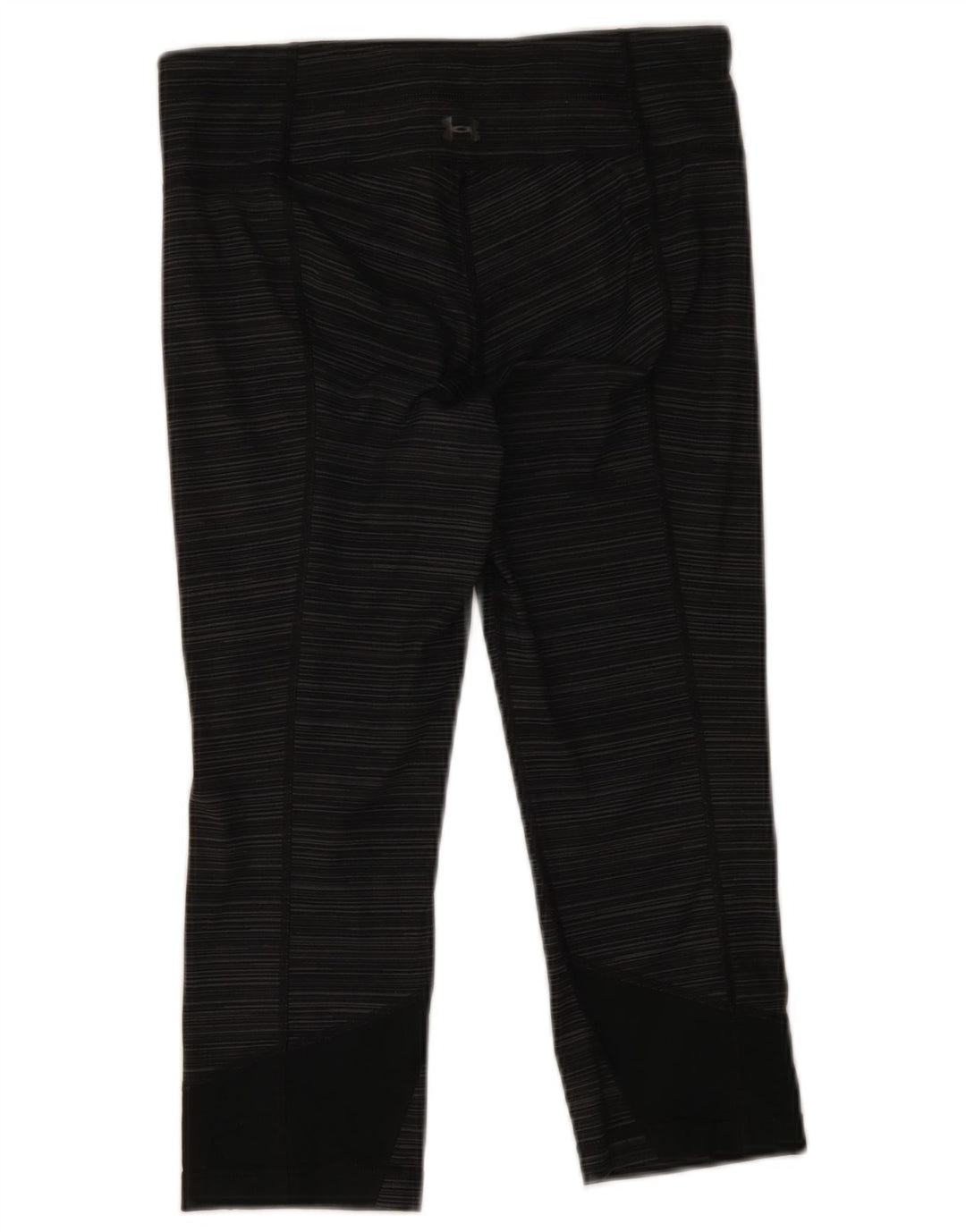 Leggings Capri Under Armour pentru femei UK 10, poliester cu dungi gri mici