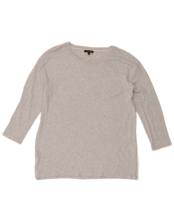 Top pentru femei Massimo Dutti cu mâneci 3/4 UK 16 mare gri