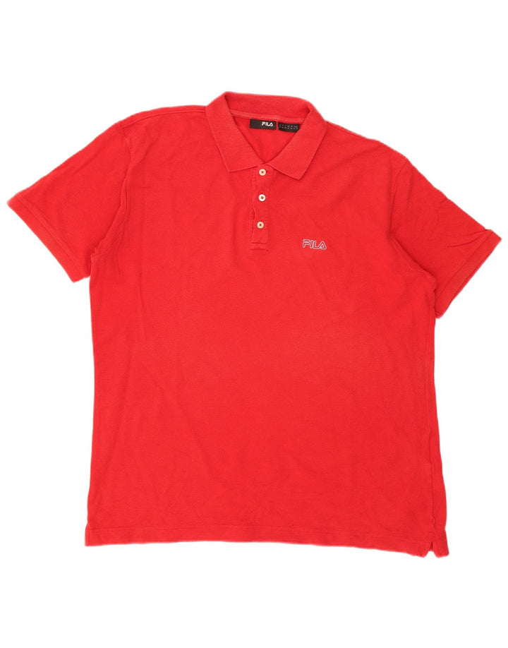 Tricou Polo Fila XL Roșu Bumbac