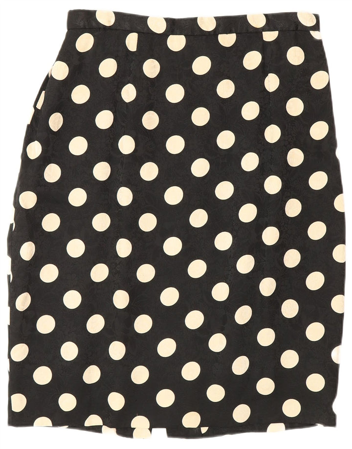 Set fuste 2 piese cu mâneci scurte pentru femei Vintage UK 12 Medium W28 Negru