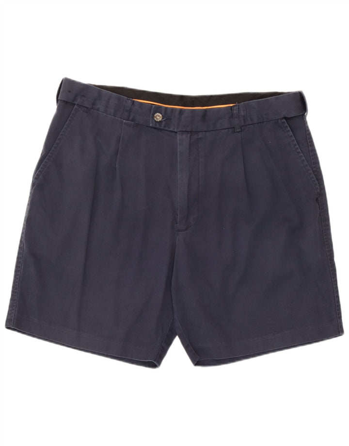 Pantaloni scurți chino pentru bărbați Farah W34 mari bleumarin