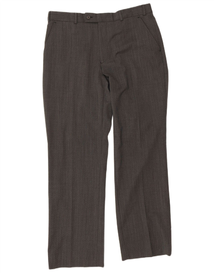 Pantaloni drepți Ted Baker pentru bărbați L34 L31 gri