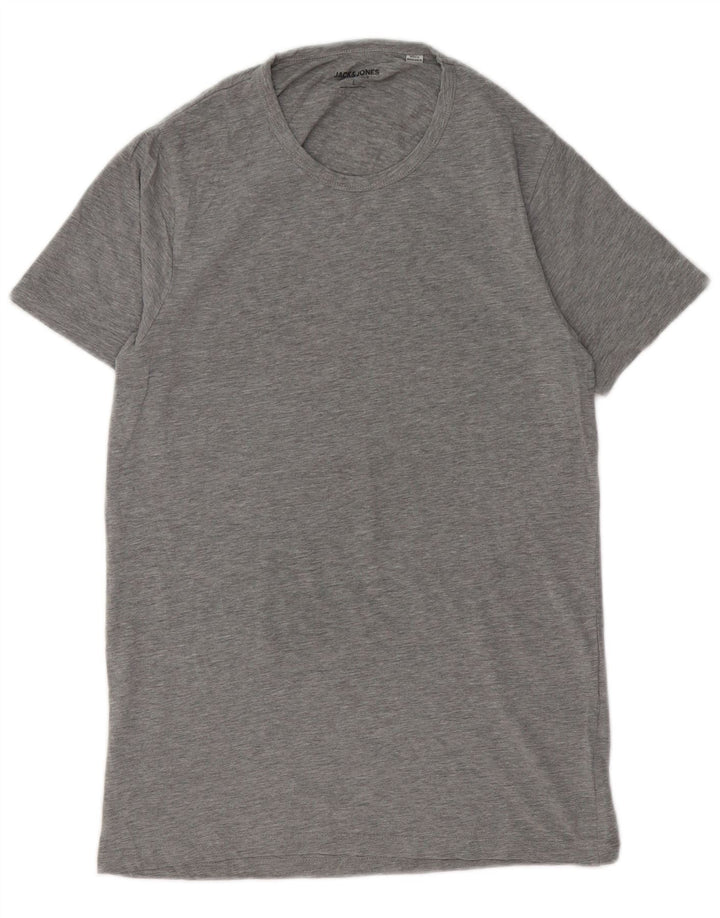 Tricou Jack & Jones pentru bărbați Top mare din bumbac cu pete gri